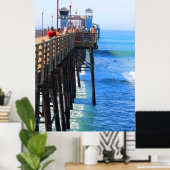 Poster Oceanside Pier, Californie (Bureau à domicile)