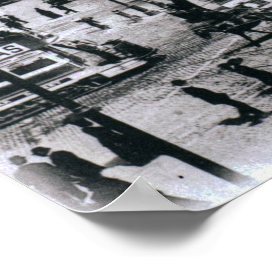 Poster O'Connell Bridge et la rivière Liffey, Dublin (Coin)