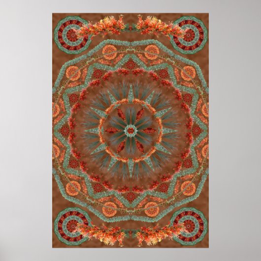Poster Ocotillo Mandala 1 (Devant)
