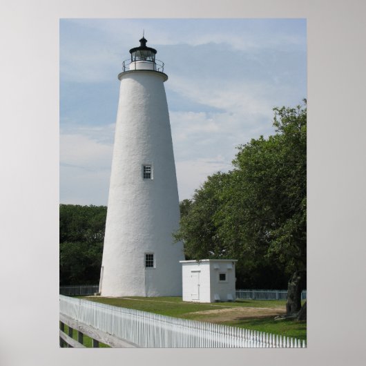 Poster Ocracoke, phare de Caroline du Nord Imprimer (Devant)