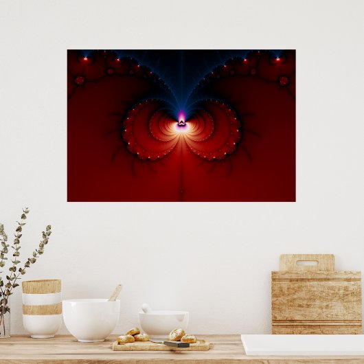 Poster Octo - Fractal (Cuisine)