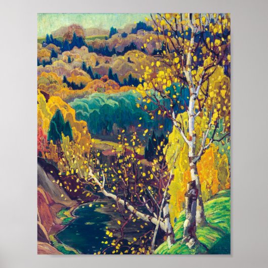 Poster October Gold | Franklin Carmichael | (Devant)
