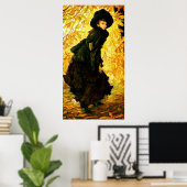 Poster Octobre ~ James Tissot ~ Belle toile d'art Imprime (Bureau à domicile)