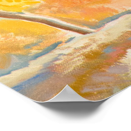 Poster Octobre Matin par Maynard Dixon (Coin)