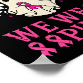 Poster Octobre Nous Portons Le Mois De Sensibilisation Au (Coin)