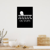 Poster Octopi - Funny Pi Octopus Math (Cuisine)