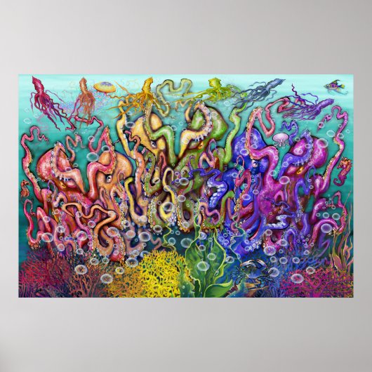 Poster Octopi Sextet (Devant)