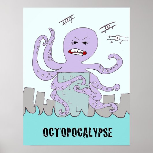 Poster Octopocalypse (Devant)