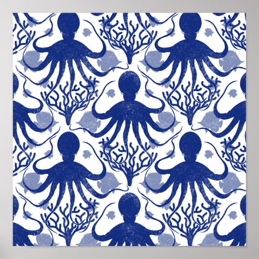 Poster octopus (Devant)