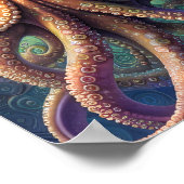 Poster Octopus - 02 - Art Imaginaire (Coin)