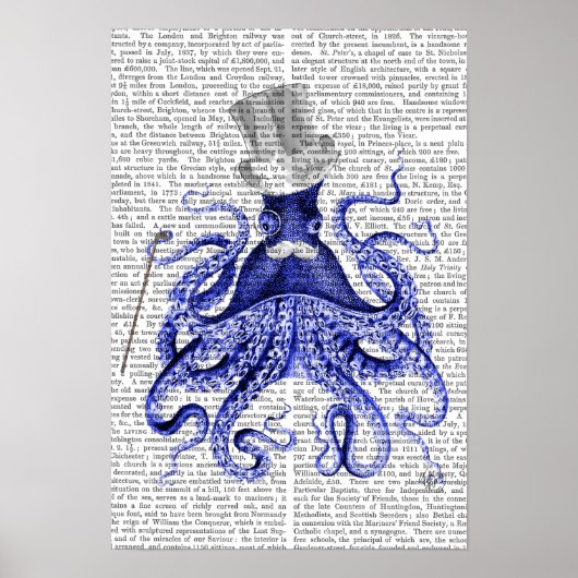 Poster Octopus À propos de la ville (Devant)