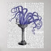 Poster Octopus dans l'évier (Devant)
