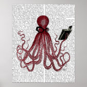Poster Octopus intelligent (Devant)