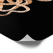 Poster Octopus kraken plage côtière de l'océan noir (Coin)