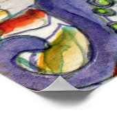 Poster Octopus pourpre (Coin)