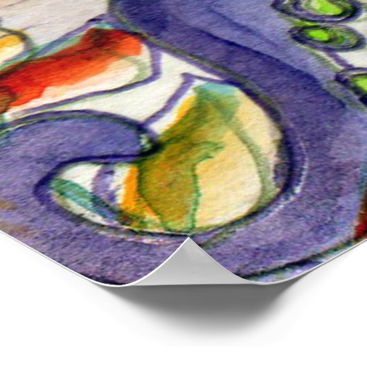 Poster Octopus pourpre (Coin)