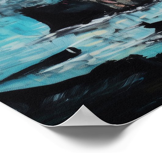 Poster Octopus Skull Tarot Witchy AI Art Matte Value (Coin)