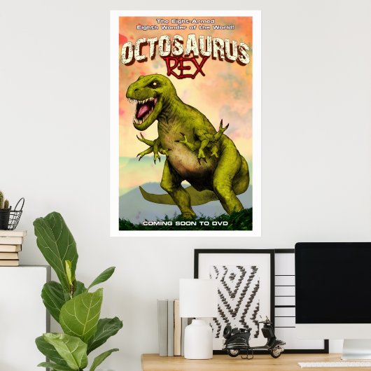 Poster Octosaurus Rex (Bureau à domicile)