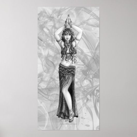 Poster Odalisk (Devant)