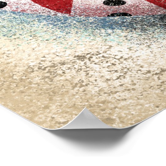 Poster Odd Cherry Poster Mur Art (Coin)