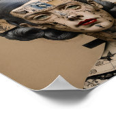 Poster Odd Doll Surréaliste AI image 004 P (Coin)