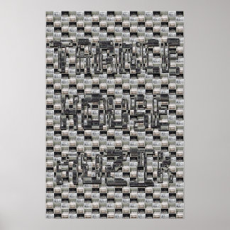 Poster ode à l'ancienne école