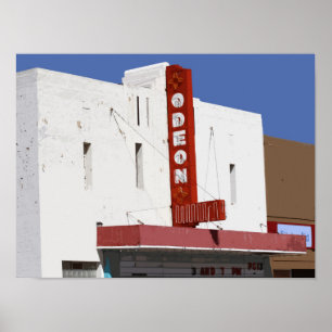 Poster Odeon Theatre, Tucumcari, Nouveau-Mexique