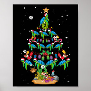 Poster Odeur des tortues de mer Jeu de Noël Tortue de mer