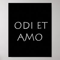 Odi et amo