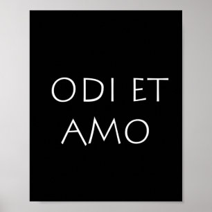 Poster Odi et amo