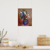 Poster Odilon Redon Bouquet de fleurs (Cuisine)