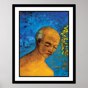 Poster Odilon Redon La Couronne - Symbolisme de l'art fin