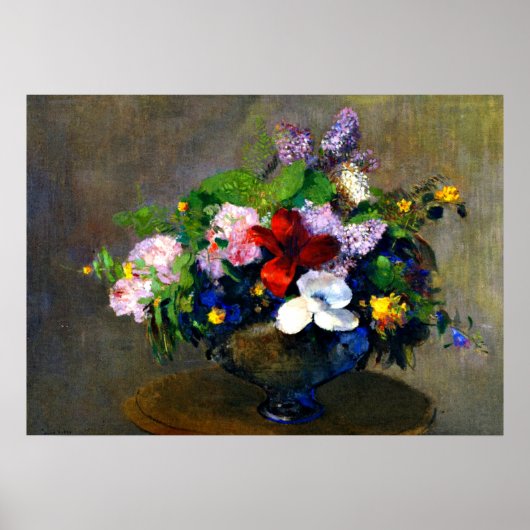 Poster Odilon Redon - Le Black Bowl (Devant)