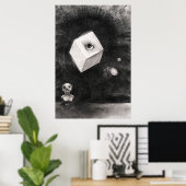 Poster Odilon Redon, Le cube, 1880 (Bureau à domicile)