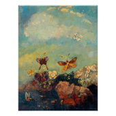 Poster Odilon Redon - Papillons (Devant)