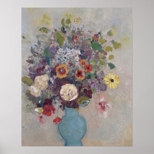 Poster Odilon Redon - Vase De Fleurs (Devant)
