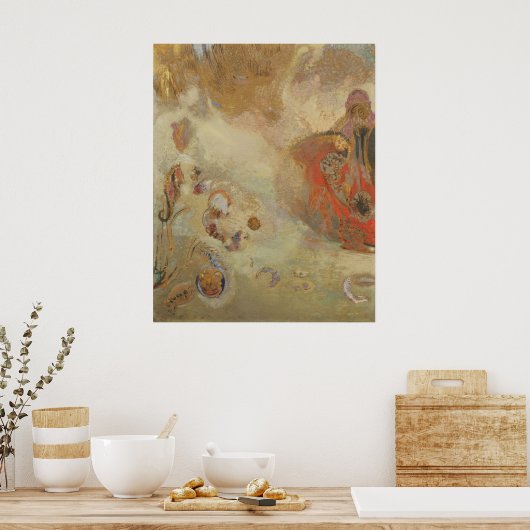 Poster Odilon Redon - Vision sous-marine (Cuisine)