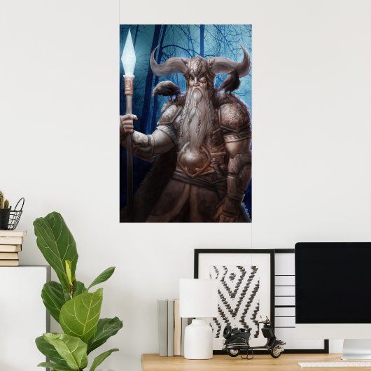Poster Odin - grand (Bureau à domicile)