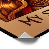 POSTER ODIN, MY SPIRIT DANS MY HEART. (Coin)