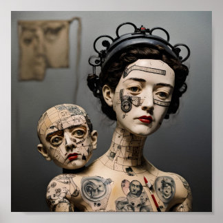 Poster Odoll Surréaliste IA image P