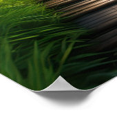 Poster Odyssée De Bambou, Une Forêt Verte Étonnante (Coin)