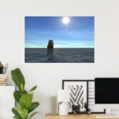 Poster Odyssée - Voyage dans l'inconnu (Bureau à domicile)