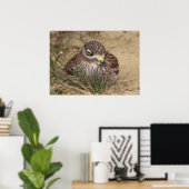 Poster Oedicnemus (Bureau à domicile)