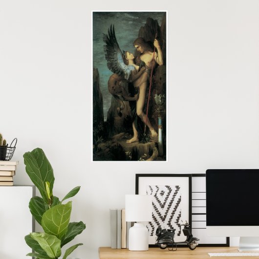 Poster Oedipus et le Sphinx (Bureau à domicile)
