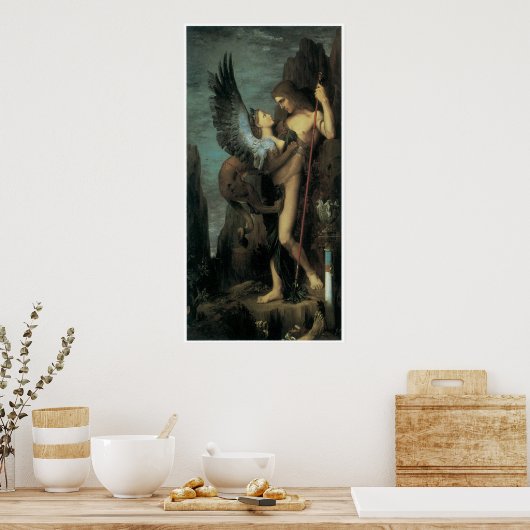 Poster Oedipus et le Sphinx (Cuisine)