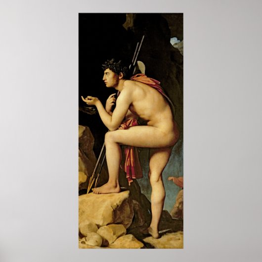Poster Oedipus et le Sphinx, 1808 (Devant)