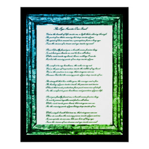 Poster Oeil à l'intérieur de notre âme