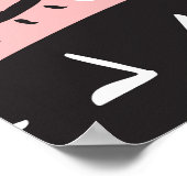 Poster Oeil à main : motif à la mode (Coin)