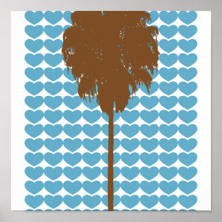 Poster oeil amour mes murs