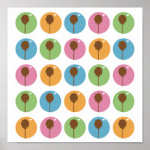 Poster oeil amour mes murs (Devant)